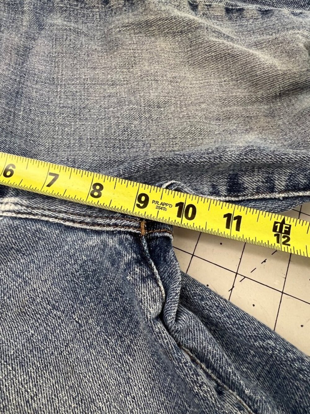 Lauren Ralph Lauren Jeans Co. Women’s Distressed Bootcut Blue Denim Jeans Sz. 6P - Picture 4 of 12